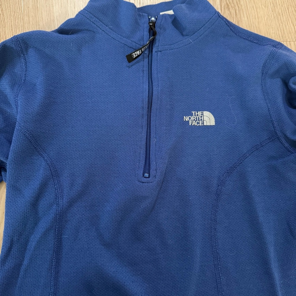 The North Face Blue Quarter-Zip Pullover